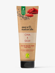 Гель для душа Aura Naturals Chia & Goji, 250 мл цена и информация | Масла, гели для душа | kaup24.ee