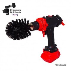 Профессиональная чистящая щетка Premium Drill Brush by Kornely, очень жесткая, черная цена и информация | Механические инструменты | kaup24.ee