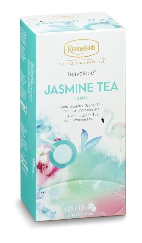 Roheline tee Ronnefeldt Teavelope Jasmine Tea, 25 teepak hind ja info | Tee | kaup24.ee