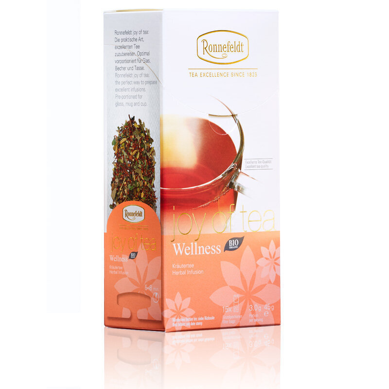 Taimetee Ronnefeldt Joy of Tea Wellness, 15 teepak hind ja info | Tee | kaup24.ee