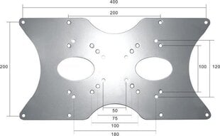 NewStar FPMA-VESA400 22-52” цена и информация | Кронштейны и крепления для телевизоров | kaup24.ee