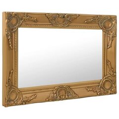 Настенное зеркало в стиле барокко, 60 x 40 см, золотое цена и информация | Подвесные зеркала | kaup24.ee
