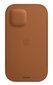 Apple iPhone 12 mini Leather Sleeve with MagSafe, Saddle Brown цена и информация | Telefoni kaaned, ümbrised | kaup24.ee