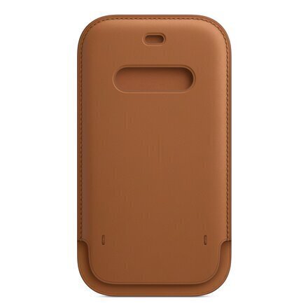 Apple iPhone 12 mini Leather Sleeve with MagSafe, Saddle Brown цена и информация | Telefoni kaaned, ümbrised | kaup24.ee