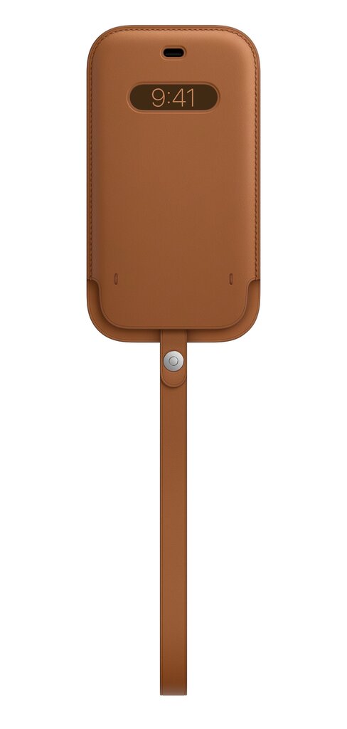 Apple iPhone 12 mini Leather Sleeve with MagSafe, Saddle Brown цена и информация | Telefoni kaaned, ümbrised | kaup24.ee