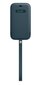 Apple iPhone 12 mini Leather Sleeve with MagSafe, Baltic Blue цена и информация | Telefoni kaaned, ümbrised | kaup24.ee