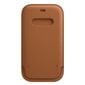 Apple iPhone 12/12 Pro Leather Sleeve with MagSafe, Saddle Brown hind ja info | Telefoni kaaned, ümbrised | kaup24.ee