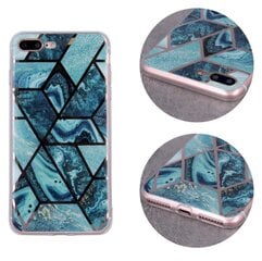 Silikoonist ümbris Fusion Geometric Marble Apple iPhone 11 Pro, sinine hind ja info | Telefoni kaaned, ümbrised | kaup24.ee