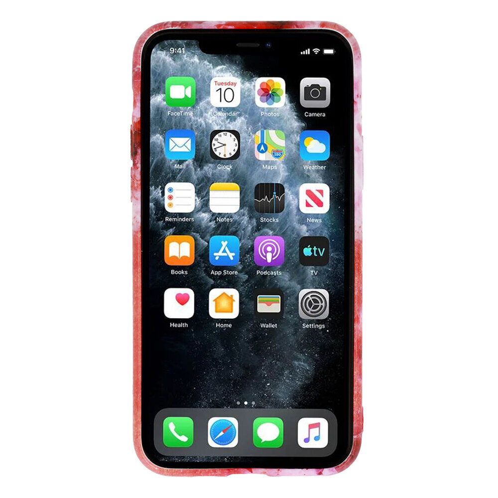 Telefoniümbris Marble Silicone iPhone 12 Mini, D5 цена и информация | Telefoni kaaned, ümbrised | kaup24.ee