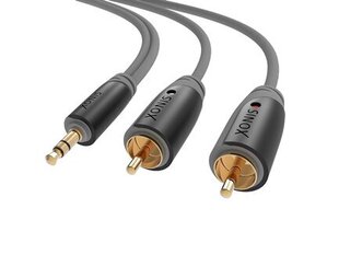 Jack - Stereo RCA аудио кабель SINOX SHD3462, 1.5м цена и информация | Кабели и провода | kaup24.ee