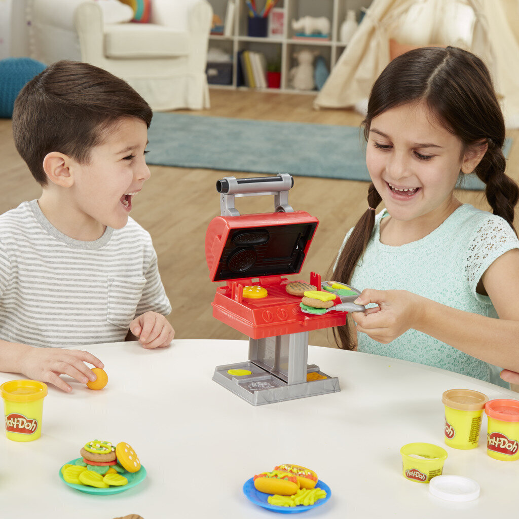 Plastiliinide komplekt Grilis Hasbro Play-Doh Kitchen Creations цена и информация | Arendavad mänguasjad | kaup24.ee