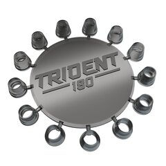 Защита крыльев Winmau Trident 180, серого цвета, 12 шт. цена и информация | Дартс | kaup24.ee