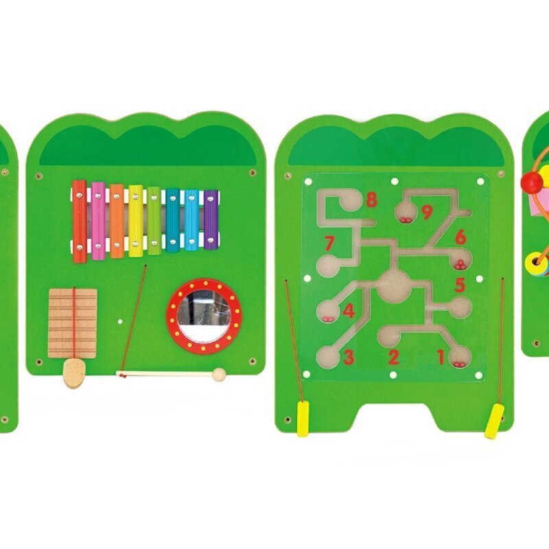 Multifunktsionaalne puidust riputatav seinamäng - krokodill hind ja info | Imikute mänguasjad | kaup24.ee