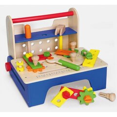 Puidust tööriistakast, väike meister Viga hind ja info | Poiste mänguasjad | kaup24.ee