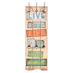 Riidenagi vidaXL LIVE LIFE, 120x40 cm hind ja info | Nagid | kaup24.ee