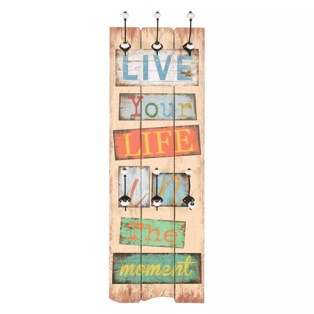 Riidenagi vidaXL LIVE LIFE, 120x40 cm hind ja info | Riidestanged ja nagid | kaup24.ee