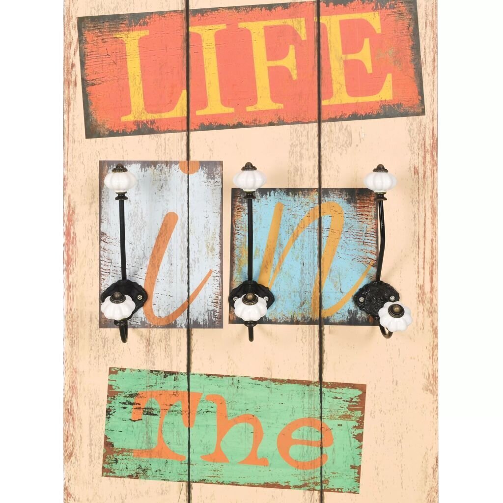 Riidenagi vidaXL LIVE LIFE, 120x40 cm hind ja info | Riidestanged ja nagid | kaup24.ee