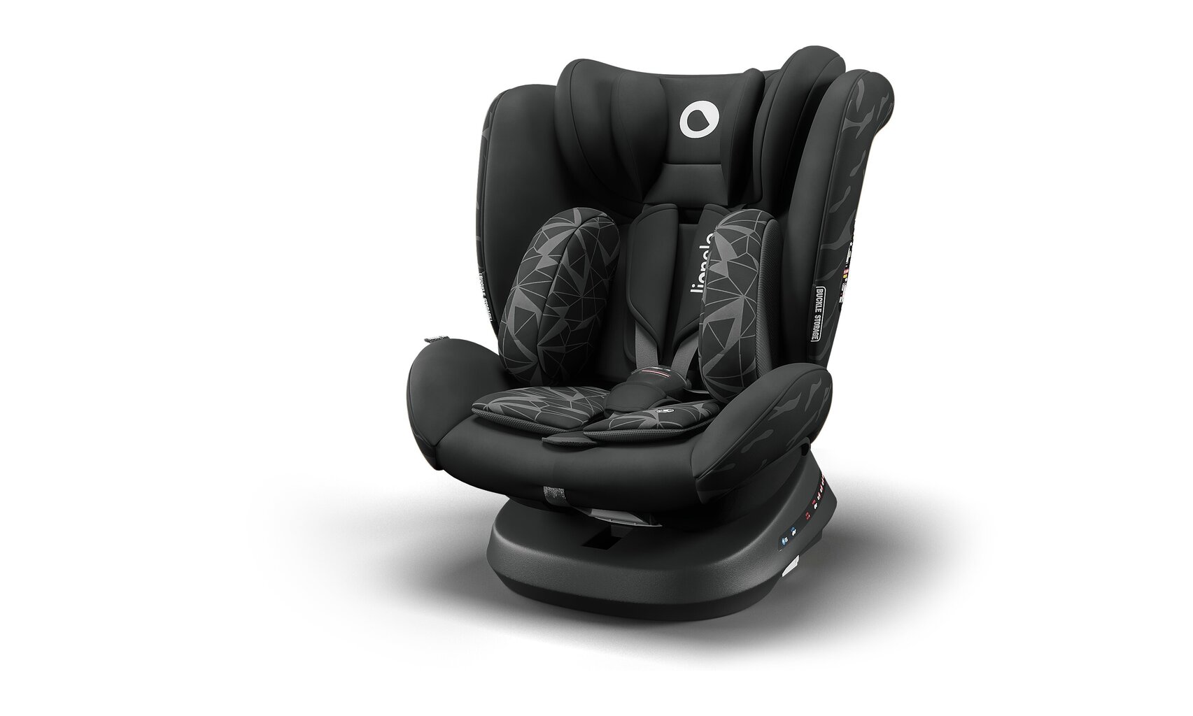 Turvatool Lionelo Bastiaan One Isofix, 0-36 kg, Black Onyx hind ja info | Turvatoolid | kaup24.ee