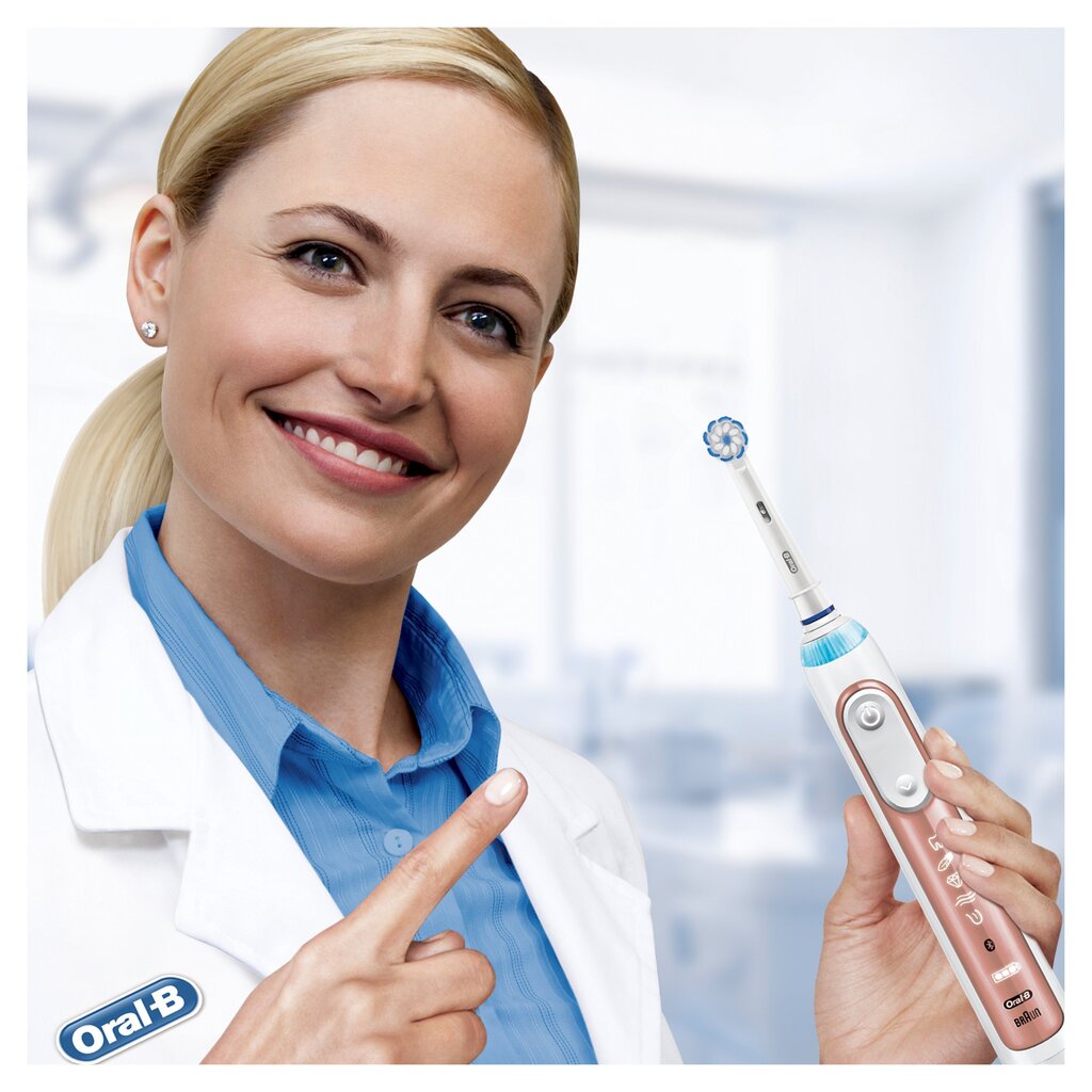 Elektriline hambahari Oral-B Genius X 20000N, Rose Gold UT Lux Edition hind ja info | Elektrilised hambaharjad | kaup24.ee