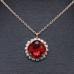 Кулон "Ослепительный Блеск III (Scarlet)" с кристаллами Swarovski™ цена и информация | Украшения на шею | kaup24.ee