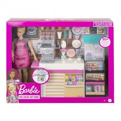 Игровой набор Barbie "Магазин-кафе" с куклой цена и информация | Игрушки для девочек | kaup24.ee