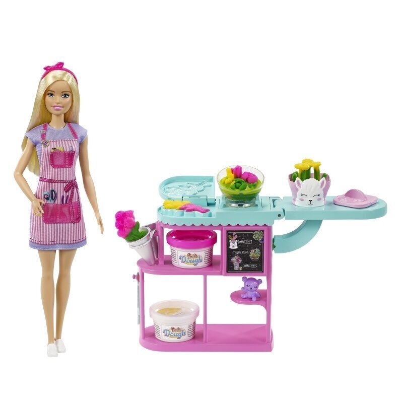 Nukk Barbie komplekt "Lillepood" цена и информация | Tüdrukute mänguasjad | kaup24.ee