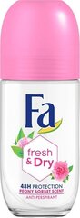 Rullldeodorant Fa Peony Sorbet, 50 ml цена и информация | Дезодоранты | kaup24.ee