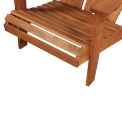 Садовый стул Adirondack, массив древесины акации цена и информация | Уличные cтулья | kaup24.ee