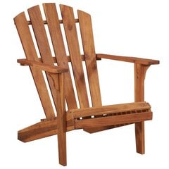 Садовый стул Adirondack, массив древесины акации цена и информация | Уличные cтулья | kaup24.ee
