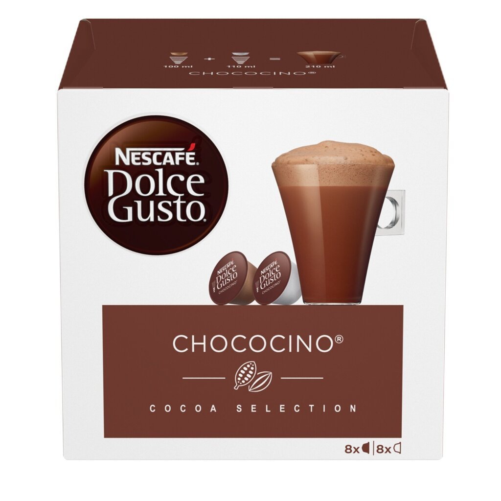 Kakaokapslid Nescafe Dolce Gusto Chococino, 16 tk hind ja info | Kohv, kakao | kaup24.ee