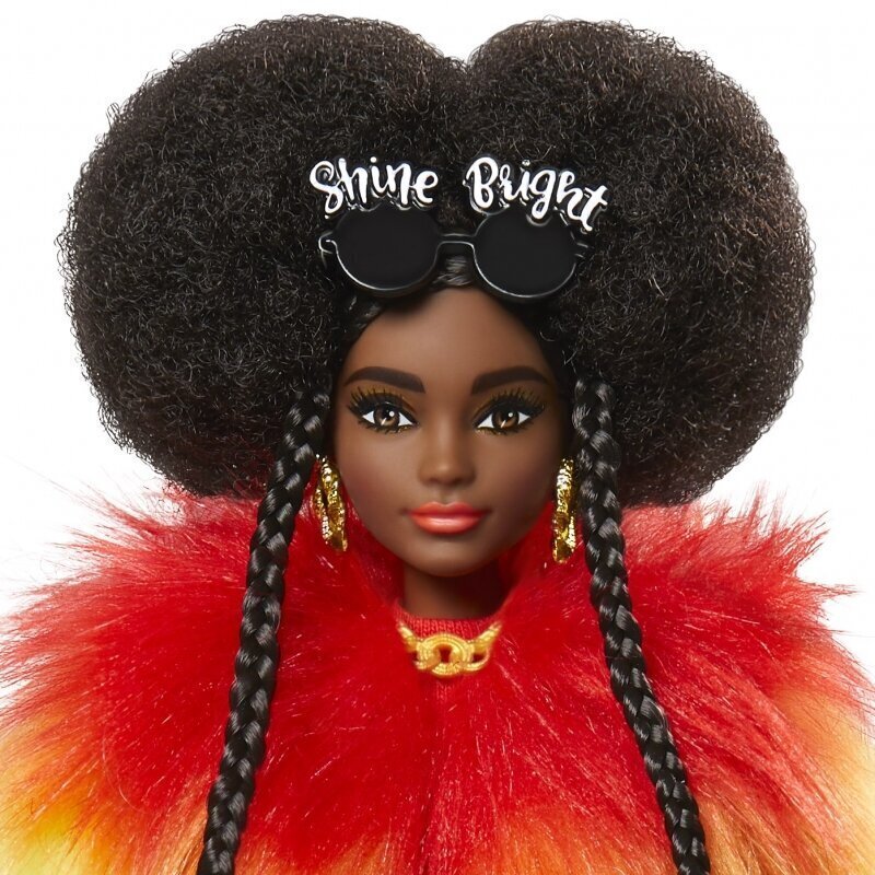 Nukk Barbie Extra mitmevärvilise karusnahaga hind ja info | Tüdrukute mänguasjad | kaup24.ee