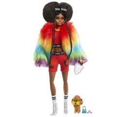 Кукла Barbie Extra в разноцветной шубке цена и информация | Игрушки для девочек | kaup24.ee