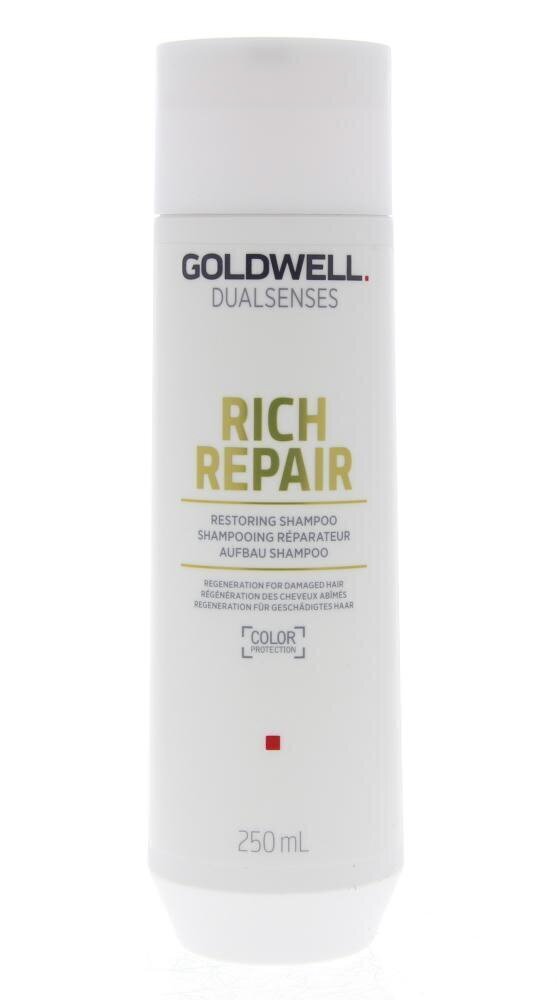 Šampoon kahjustatud juustele Goldwell Rich Repair Restoring Shampoo 250ml цена и информация | Šampoonid | kaup24.ee