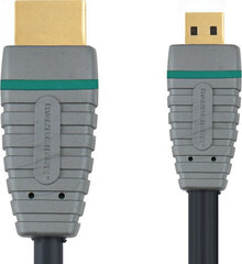 Bandridge BVL1702, HDMI/Micro HDMI, 2 м цена и информация | Кабели и провода | kaup24.ee