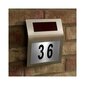 Maja number koos päikesepaneeliga hind ja info | Postkastid, majade numbrid | kaup24.ee