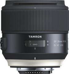 Tamron SP 35mm f/1.8 Di VC USD lens for Nikon hind ja info | Objektiivid | kaup24.ee