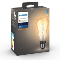 Valgusallikas Philips Hue W 7W Fil ST72 EUR E27 цена и информация | Лампочки | kaup24.ee