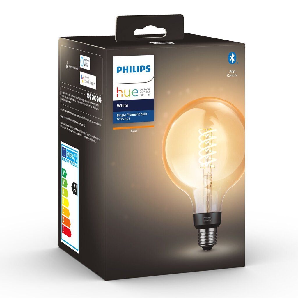 Valgusallikas Philips HueW 7W Fil G125 EUR E27 цена и информация | Lambipirnid, lambid | kaup24.ee