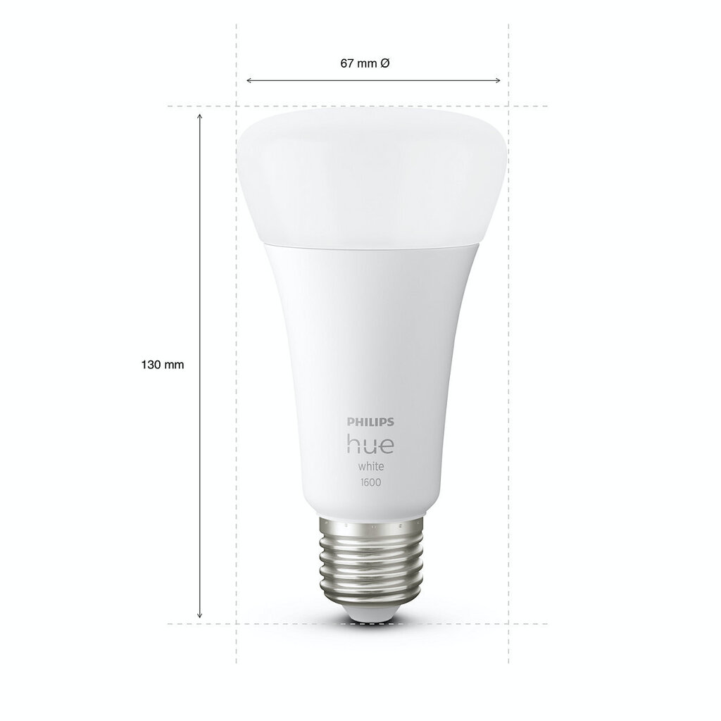 Valgusallikas Philips HueW 15.5W A67 E27 1P (100W equivalent) цена и информация | Lambipirnid, lambid | kaup24.ee