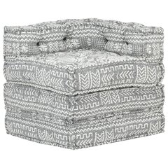 Модульный угловой диван, светло-серый, ткань цена и информация | Диваны | kaup24.ee