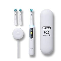 Oral-B iO8 White Alabaster цена и информация | Электрические зубные щетки | kaup24.ee