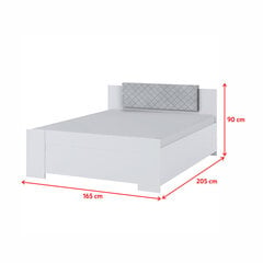 Кровать Selsey Rinker 160x200см, белого цвета цена и информация | Кровати | kaup24.ee