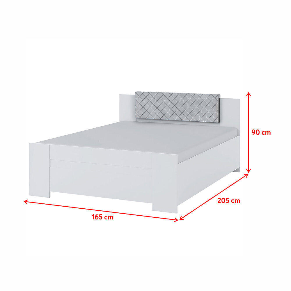 Voodi Selsey Rinker 160x200cm, valge hind ja info | Voodid | kaup24.ee