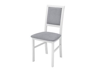 2-tooli komplekt BRW Robi, hall/valge hind ja info | Söögilaua toolid, köögitoolid | kaup24.ee