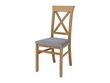 2 tooli komplekt BRW Bergen, pruun/hall hind ja info | Söögilaua toolid, köögitoolid | kaup24.ee