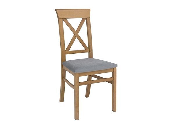 2 tooli komplekt BRW Bergen, pruun/hall hind ja info | Söögitoolid, baaritoolid | kaup24.ee