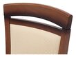 2 tooli komplekt BRW Bawaria, pruun/helepruun hind ja info | Söögilaua toolid, köögitoolid | kaup24.ee