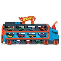 Transformeeritav veoauto-võistlusrada Hot Wheels hind ja info | Poiste mänguasjad | kaup24.ee