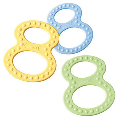Пластиковый кольцообразный прорезывательNUK Eightball 3 - 12 месяцев цена и информация | Прорезыватели | kaup24.ee