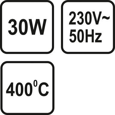 Jootekolb - pürograaf puidule 30W Lund (78890) hind ja info | Keevitusseadmed | kaup24.ee